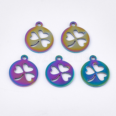 Ion Plating(IP) 201 Stainless Steel Charms STAS-Q201-JN200-1