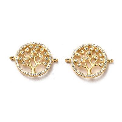 925 Sterling Silver Connector Charms STER-H110-07G-1