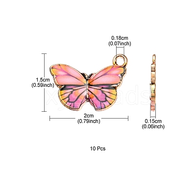 Printed Alloy Pendants FIND-YW0001-69D-1