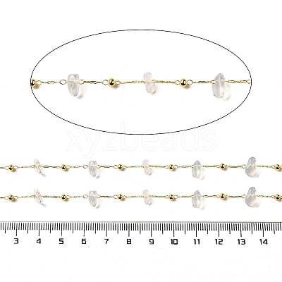 Handmade Opalite Chip Beaded Chains CHC-F020-09G-14-1