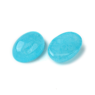 Natural White Jade Cabochons G-A094-01B-29-1