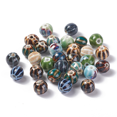 Handmade Porcelain Beads PORC-S498-24-M-1