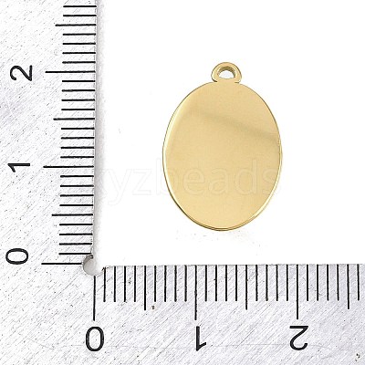 303 Stainless Steel with Synthetic Turquoise Pendants STAS-K325-01G-03-1