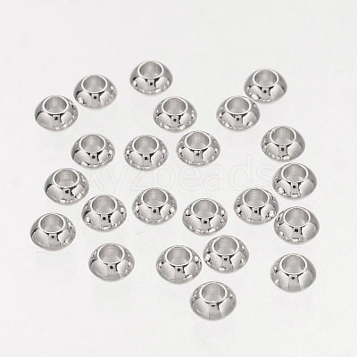 Rondelle Tibetan Silver Spacer Beads AB937-NF-1