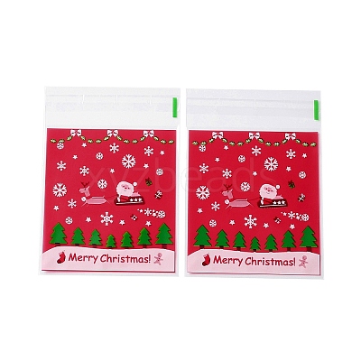 Wholesale Christmas Theme Plastic Bakeware Bag 