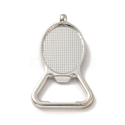 Alloy Pendant Cabochons Settings FIND-I018-02P-1