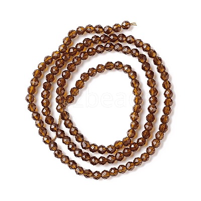 Transparent Glass Beads Strands X-GLAA-C019-01B-07-1