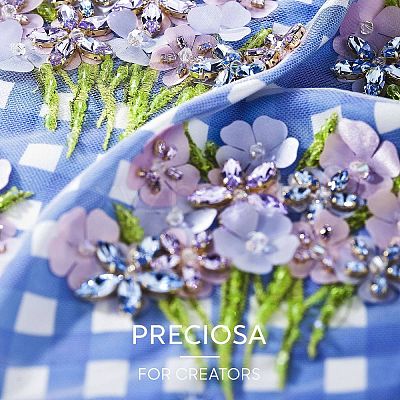 Preciosa® MAXIMA Crystal Sew-On Cups X-PRC-SE10-00030-200-G-1