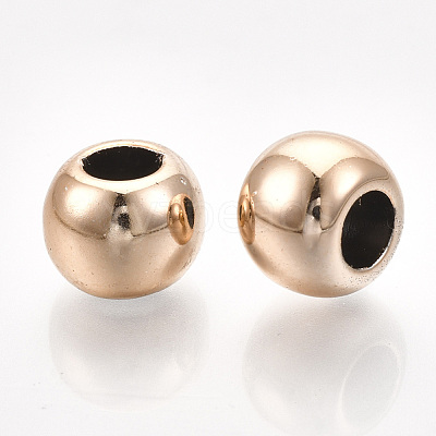 UV Plating ABS Plastic European Beads X-CCB-S162-28G-03-1