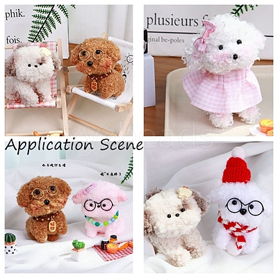 Polyester Plush Sticks DIY-Z031-01E-1