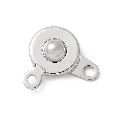 Brass Snap Clasps KK-U052-25P-1