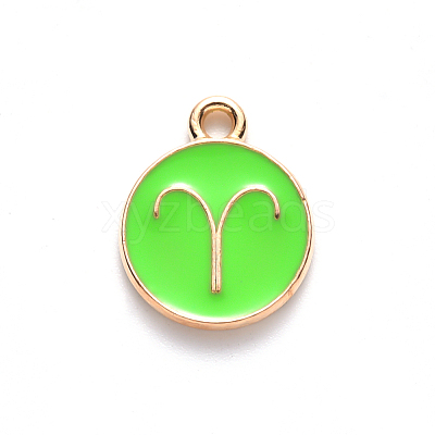 Alloy Enamel Pendants LS-ENAM-S124-01A-06A-1