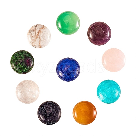 2 Size Natural & Synthetic Gemstone Cabochons G-SZ0001-74-1