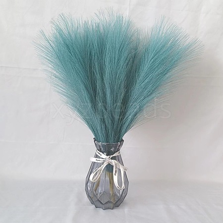 Polyester Imitation Pampas Grass Bouquet for Wedding Party Home Table Decoration HULI-PW0002-113B-03-1