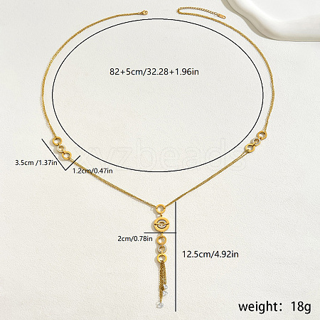 Gorgeous Stainless Steel Crystal Rhinestone Roman Numeral Circle Pendant Necklaces for Women QO9264-1