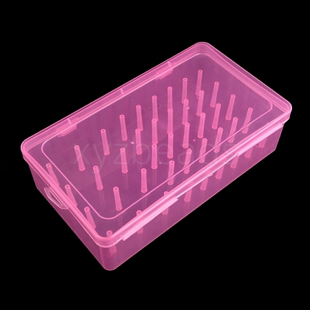 Plastic Sewing Thread Storage Box PW-WG35374-02-1