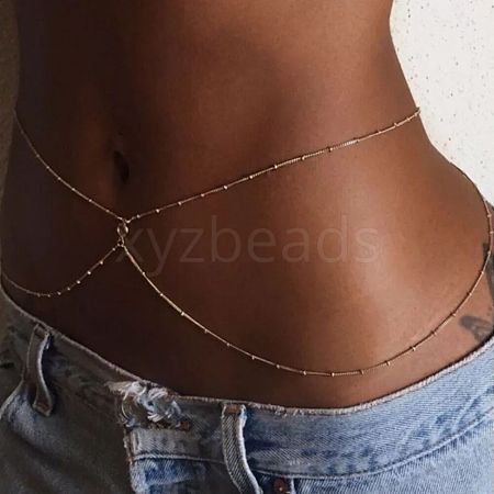 Alloy Rhinestone Claw Body Chains WGD34CE-13-1