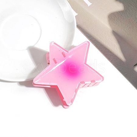 Star Plastic Claw Hair Clips PW-WG355F4-05-1