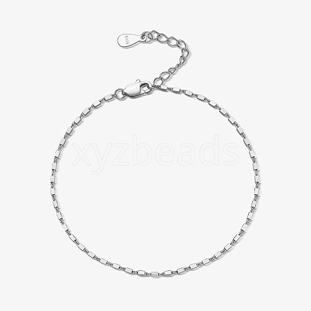 925 Sterling Silver Link Chain Bracelets EJ2248-2-1