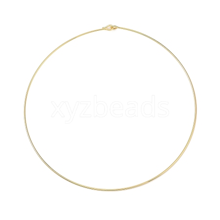 Rack Plating Brass Choker Necklaces NJEW-Q348-04G-1