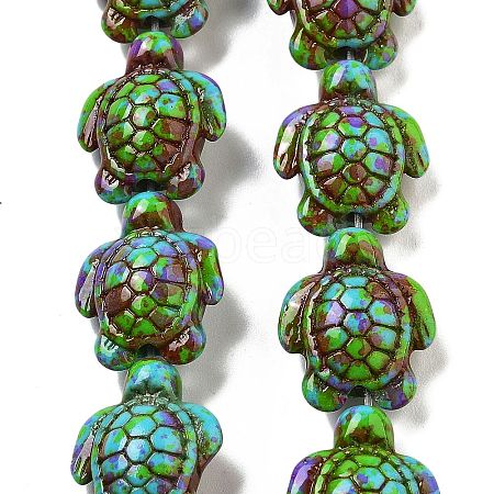 Synthetic Turquoise Dyed Beads Strands G-P507-05L-1