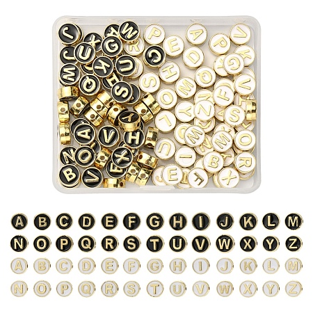 104Pcs 52 Style Alloy Enamel Beads ENAM-YW0001-89-1