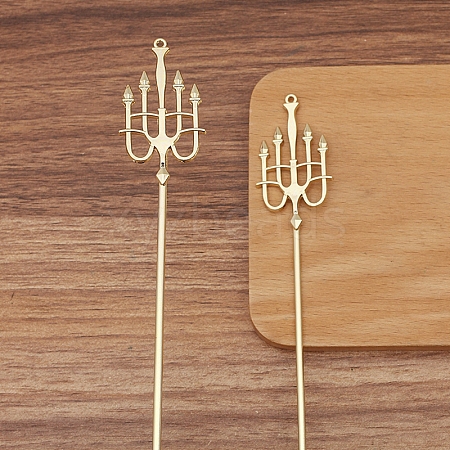 Alloy Hair Comb Findings PW-WG54776-03-1