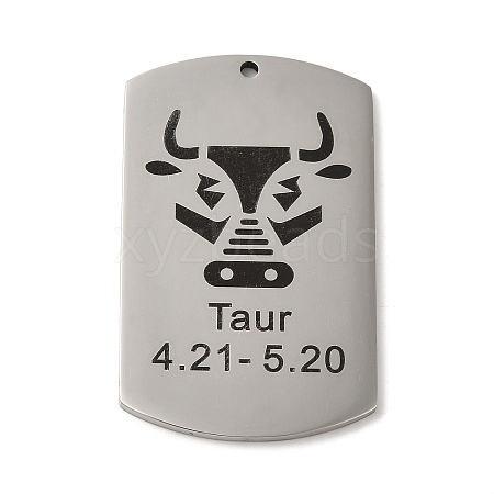 Non-Tarnish 304 Stainless Steel Pendants STAS-C098-01D-P-1