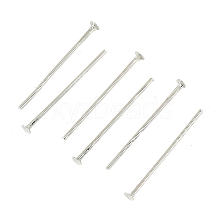 SHEGRACE Brass Flat Head Pins XGR0084P-32P-1