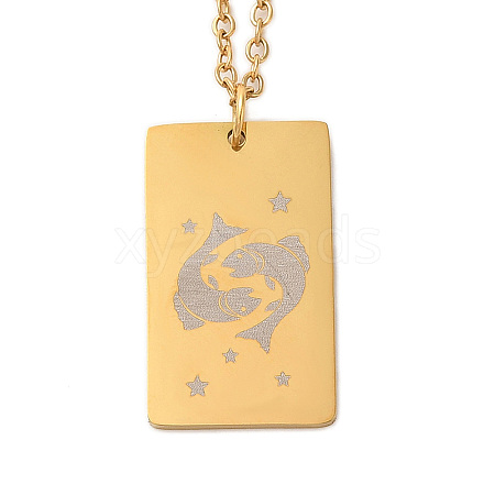 Golden 202 Stainless Steel Constellation Pendants Necklaces LS-NJEW-K380-02G-06-1