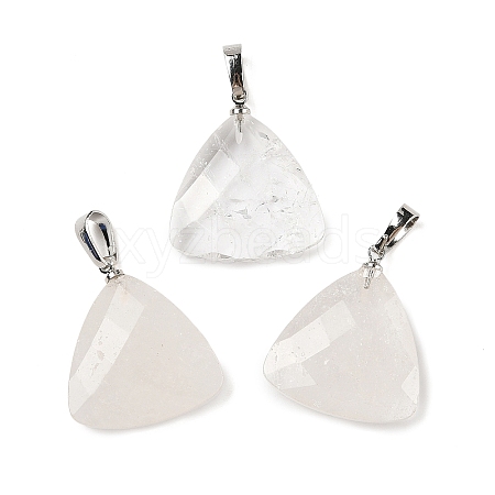 Natural Quartz Crystal Pendants G-L614-D04-P05-1