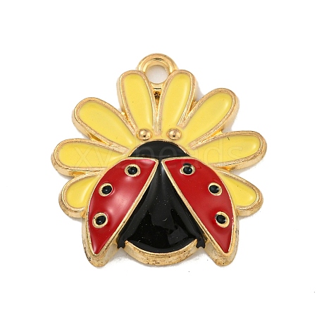 Alloy Enamel Pendants ENAM-H045-04B-G01-1