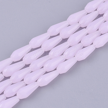 Glass Beads Strands GLAA-T009-003B-1