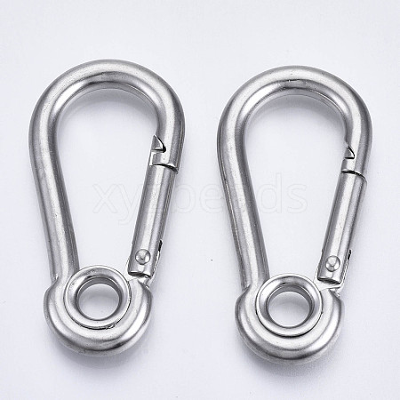 Tarnish Resistant 304 Stainless Steel Rock Climbing Carabiners STAS-N087-23A-01-1