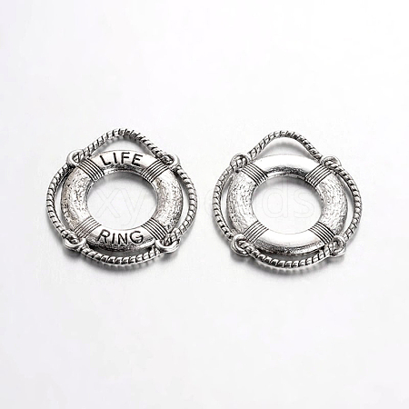 Tibetan Style Alloy Pendants X-TIBEP-0803-S-LF-1