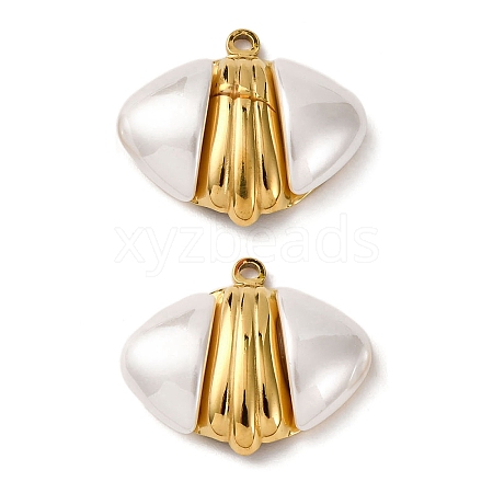 304 Stainless Steel Pendants STAS-L299-09G-1