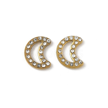 304 Stainless Steel Rhinestone Cabochons STAS-A057-04G-F02-1