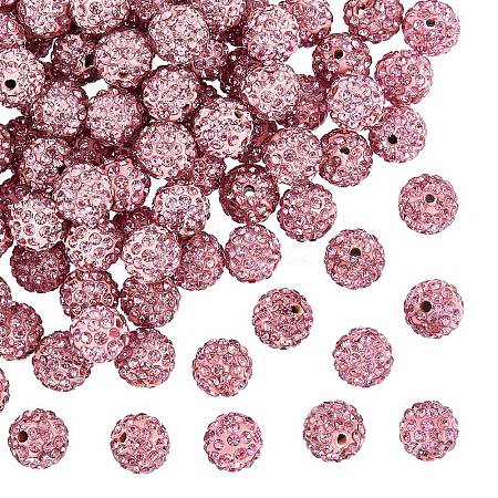 Pave Disco Ball Beads X1-RB-A130-10mm-23-1