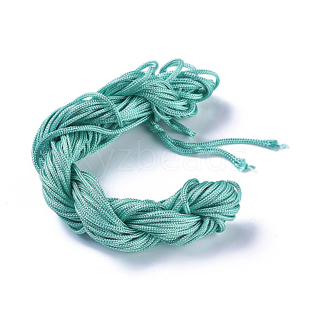 Nylon Braided Cord LS-NWIR-WH0007-A23-1