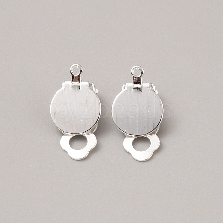 Iron Clip-on Earring Finding FIND-WH0152-540S-1