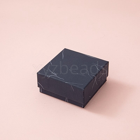 Square Cardboard Jewelry Gift Boxes with Sponge Inside PW-WG333EE-05-1