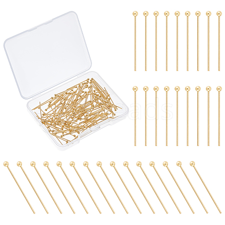 150Pcs 304 Stainless Steel Ball Head Pins STAS-UN0058-93D-G-1