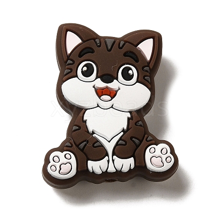 Cat Silicone Focal Beads SIL-B069-01G-1