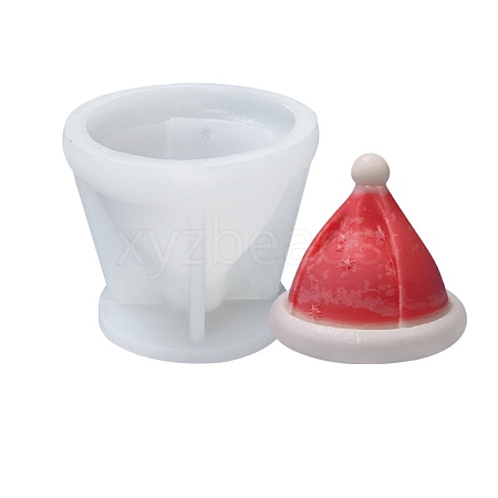 3D Christmas Hat DIY Candle Silicone Molds CAND-B002-08-1