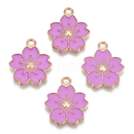 Alloy Enamel Pendants ENAM-S121-115H-1