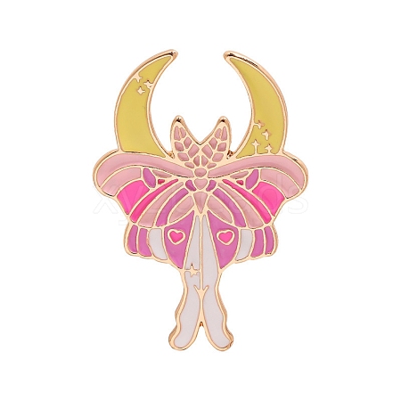 Luna Moth Enamel Pins PW-WGD02DA-01-1