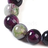 Natural Striped Agate/Banded Agate Beads Strands G-Z060-A01-B24-3