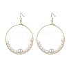 Shell Pearl Dangle Earring EJEW-JE05912-1