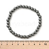 Synthetic Non-magnetic Hematite Beaded Stretch Bracelets BJEW-D446-B-22-6