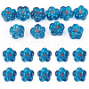 10Pcs Transparent Handmade Bumpy Lampwork Beads LAMP-TADJ0001-48C-1